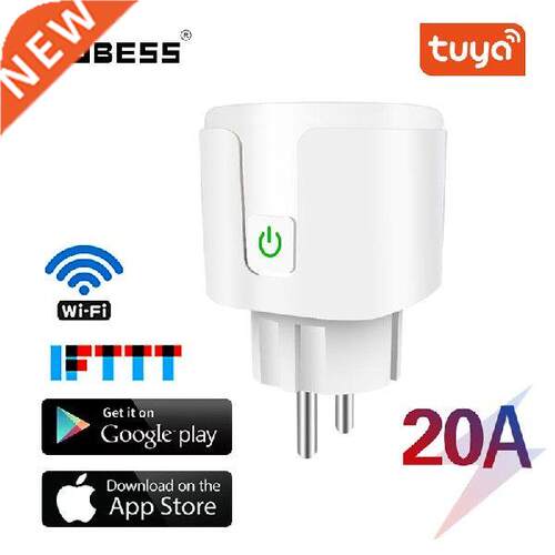 Tuya Wireless WiFi Smart Plug Remote Voice Control
