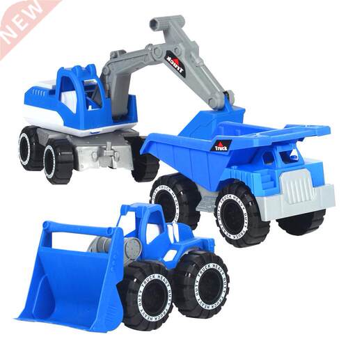 3PCS/Set Construction Truck Vehicle Building Excavator Truck
