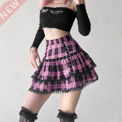 Lolita Cake Mini Skirts Gothic Japanese Harajuku Girls Purpl