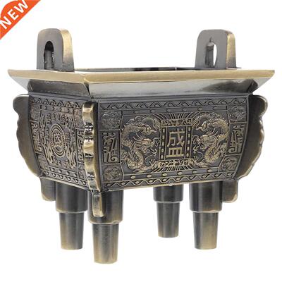 Delicate Retro Zinc Alloy Censer Artistic Square Modelling