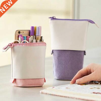 Creative Retractable Pencil Case Stationery School Cute Pen