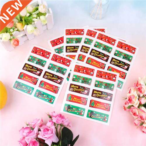 DIY Scrapbooking Merry Christmas Gift Kraft Sticker Cookie/C