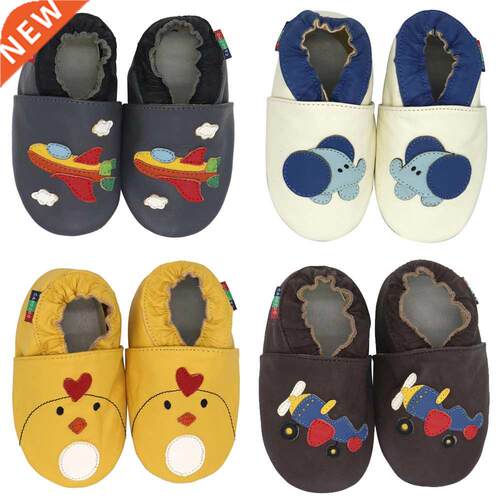 Carozoo Infant Shoes Toddler Slippers Soft Sheepskin Leather