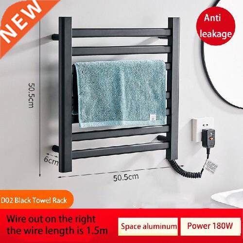 Electric Heated Towel Rack Bathroom Equipment Wall Mounted