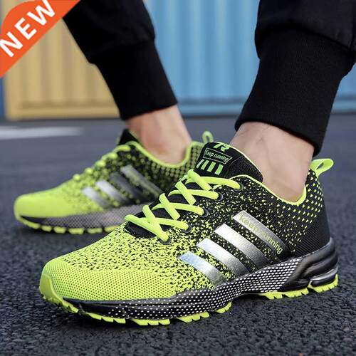 Hot Sale Green Running Shoes Unisex Men Sports Shoes Jogging
