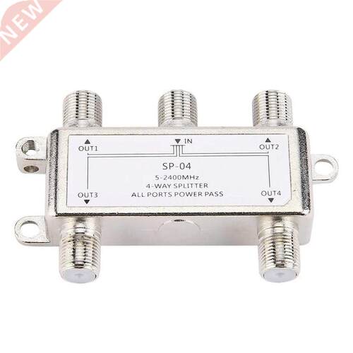 Hot Selling 4 Way 4 Channel Satellite/antenna/cable TV Split