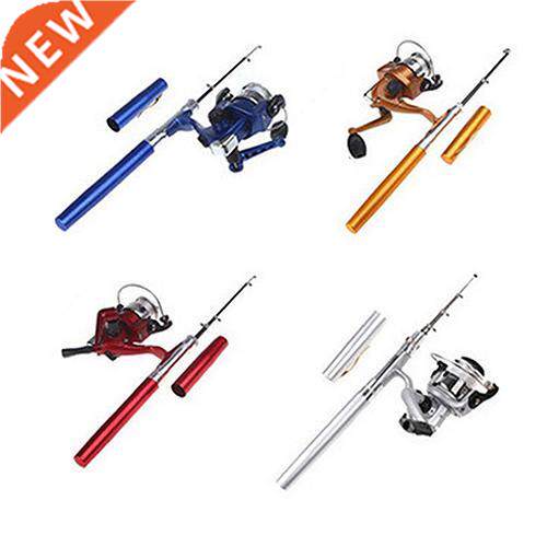 Portable Telescopic Mini Fishing Rod Pen Shape Pocket Fish S