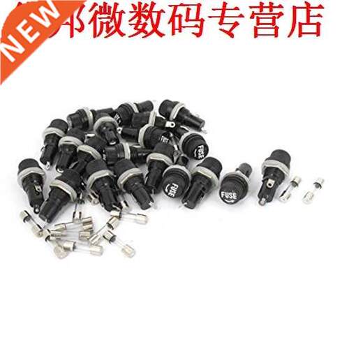 AC250V 10A12mm Panel Mount 5x20mm Zekeringhouder Socket 20pc