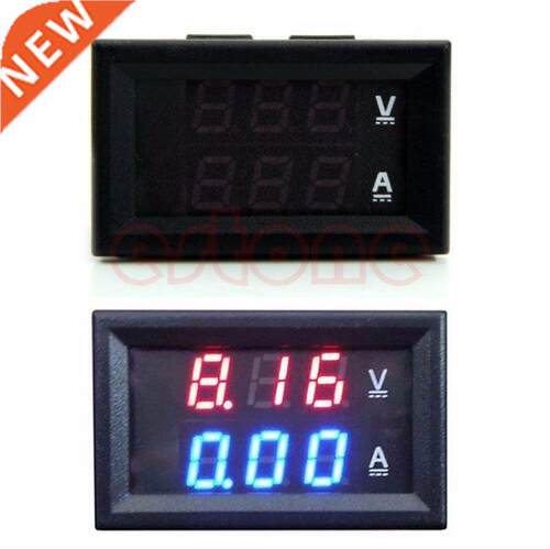 DC 100V 10A Voltmeter Ammeter LED Amp Dual Digital Volt Mete