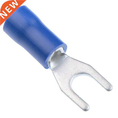 100 x BLU 4.3MM ISOLATI Capocorda Terminale a forcella