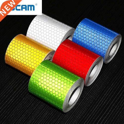 *ESCAM 5cmxm Car Reflective Material Tape er Automobile Mot