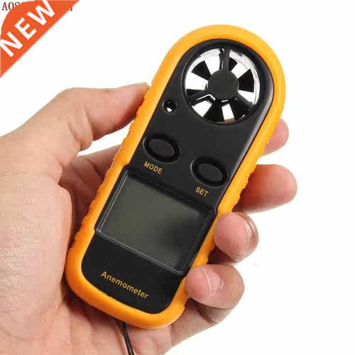 Multifunction Digital LCD AnemometerThermometer Air Wind Spe