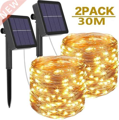 LED Solar Light Outdoor Waterproof Fairy Garland String Ligh