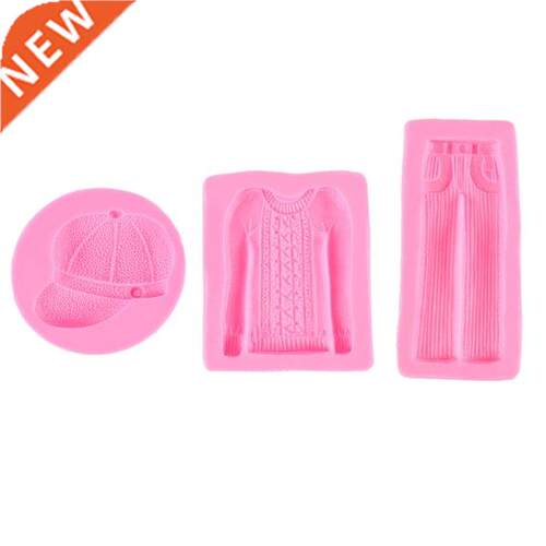 G6DA Silicone Mold Sweater Molds For Fondant Baseball Hat Mo