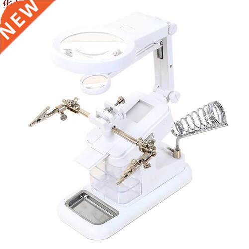 3X/4.5X/25X Welding Magnifying Glass LED Lights Auxiliary Cl