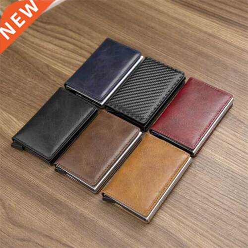 New Men women smart wallet Credit Bank card holder fashion p