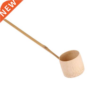 1pc Long Handle Bamboo Spoon Japanese Tea Spoon Water
