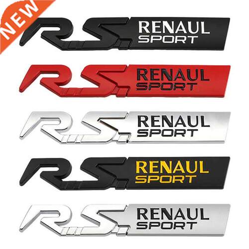 Car Sticker RS Sport Emblem Decal for Renault Clio Scenic Lo