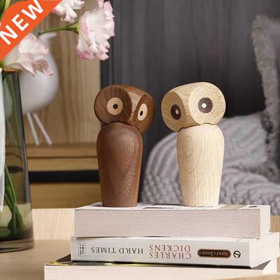 Lovely Fashion Owl Bird Animal Figurines Decor Home Living R
