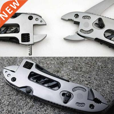 Hgh Qualty Mult Functonal EDC Tool Adjustable Wrench Jaw