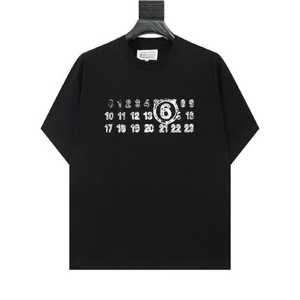 2025新款男女同款时尚潮流立体渐变牙刷刺绣休闲圆领短袖T恤衫