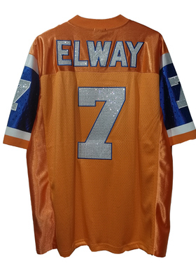 足球风橙色7号球衣男女运动服透气网眼面料定制足球服T恤短袖个性