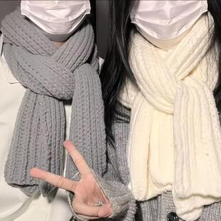 围巾毛线手工diy编织材料包双元宝牛奶慕斯云朵棉棉特色线送女友