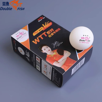 双鱼WTT系列比赛专用球三星级乒乓球官方正品比赛训练乒乓球