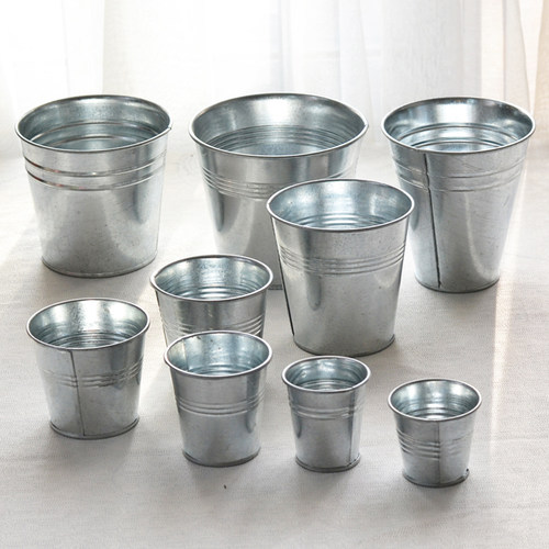 芈阳特价铁桶迷你小多肉花盆田园