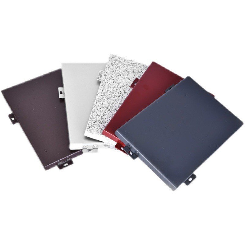 氟碳喷涂木纹热转印石材冲孔造型幕墙铝板包柱吊顶门头2.5铝单板