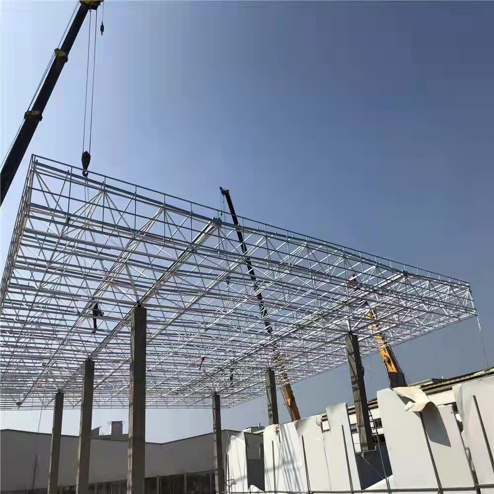 球形钢结构螺栓球网架玻璃雨棚车库地下道出入口煤棚加油站罩棚