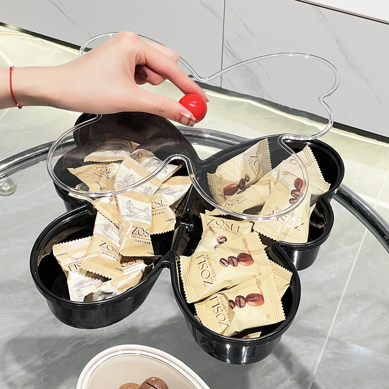 轻奢密封家用客厅茶几干果盘