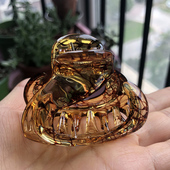 韩国发抓as马尾夹高温树脂抓卡耐摔洗澡优雅百搭盘发夹子成人发饰