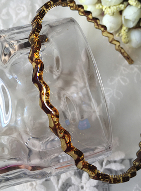 韩国细发箍不夹头防滑简约超细极细边发夹气质满钻头箍发卡发饰品