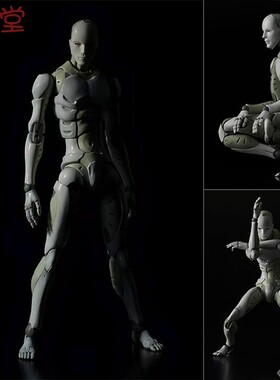 [现货] 千值练 1000toys 东亚重工 合成人类 男素体 6分 可动 5