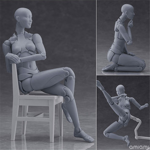 figma 肉色 OLIVE 灰色 素描人偶 PQT预 西村式
