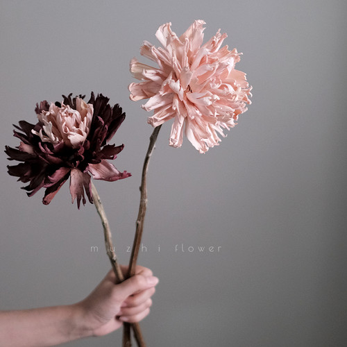 芍药牡丹轻奢真花干花花束