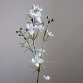 仿真花高级感逼真飞燕草花束客厅插花轻奢高端花艺家居样板间装 饰