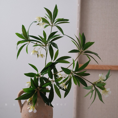 水柳仿真花束轻奢客厅插花装饰