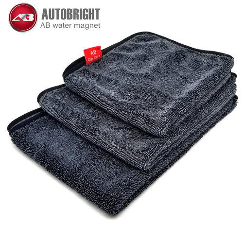 AUTOBRIGHT洗车毛巾高端车用吸水擦车布不掉毛小辫子抹布大毛巾 - 封面