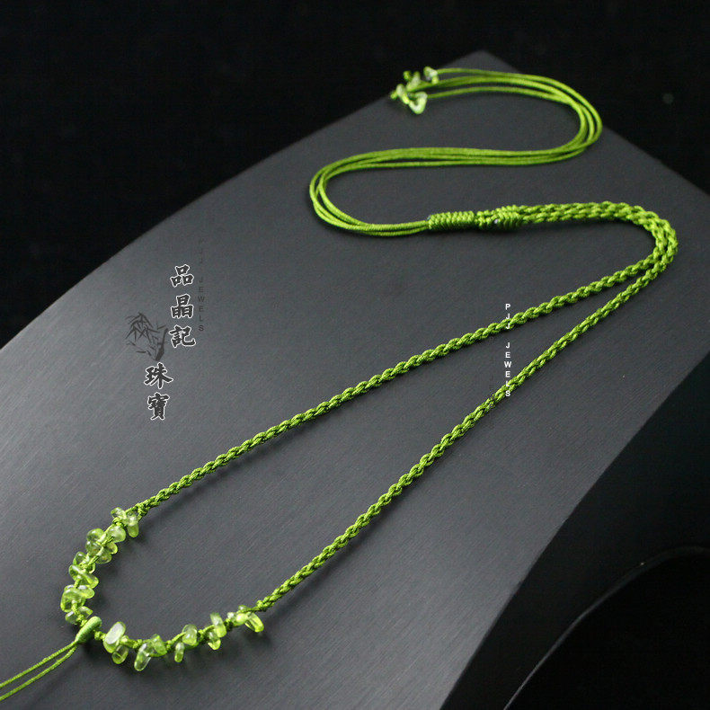女士简约手工编织吊坠挂绳挂脖项链绳调节和田玉石橄榄石翡翠配绳,饰品/流行首饰/时尚饰品新,绳,淘宝优惠券,粉丝福利购,淘宝优惠卷