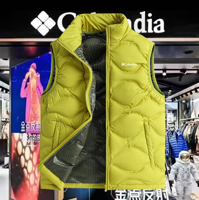 羽绒马甲90白鸭绒短款立领保暖