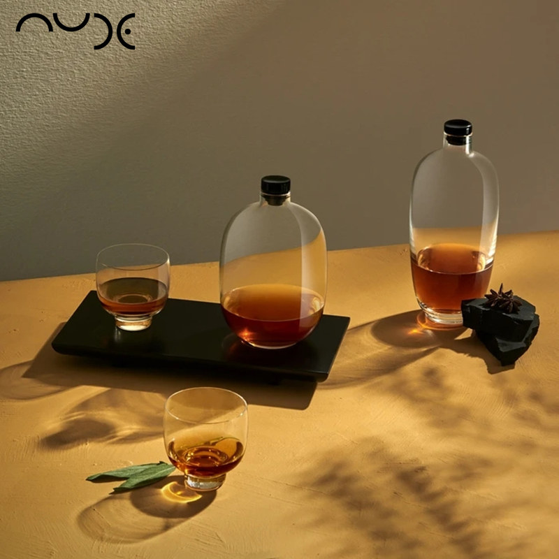 Nude努德 土耳其进口水晶玻璃清酒杯酒具套装 日式创意酒壶酒尊