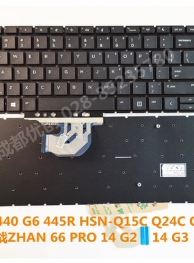 适用:HP惠普PROBOOK 440 G6 445 G6 445R G6 HSN-Q15C 440 G7键盘
