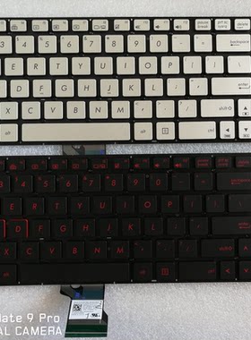ASUS G501 N501 N501JW UX501 UX52 Q501 N541黑色红字银色键盘US