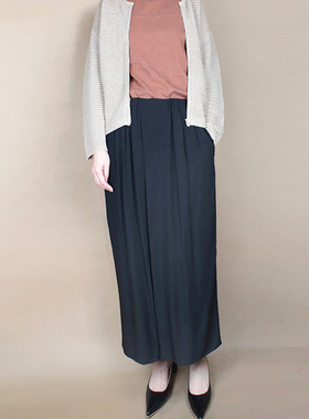 2021早秋上新日本贵牌KBF旗下高端品牌UR水洗棉宽松九分阔腿裤子