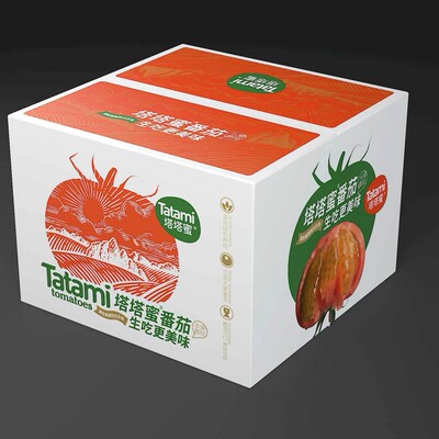 谷小桐塔塔蜜草莓番茄Tatami云阳蜜番茄4.5斤云南高原西红柿水果