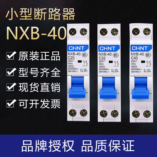 正泰电器小型断路NXB-40