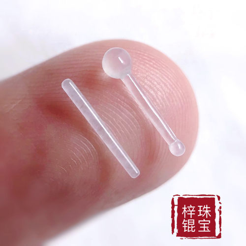 天然翡翠冰种一体耳钉防过敏养耳