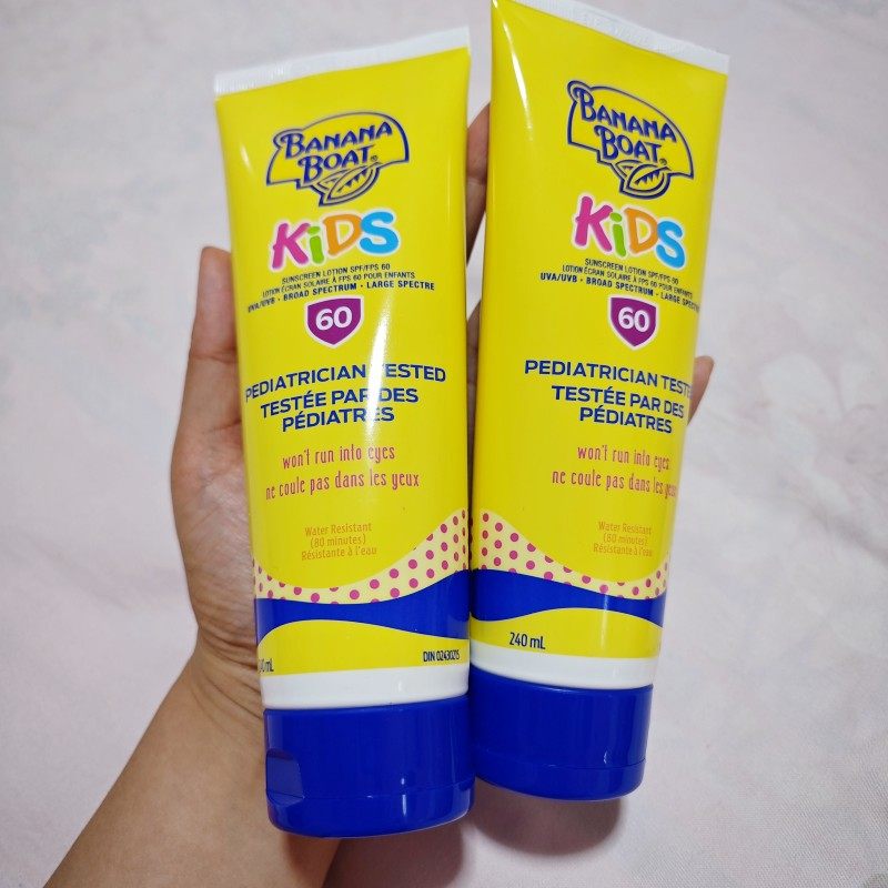 国内现货 banana boat 香蕉船儿童防晒霜spf60 防晒乳液 240ml